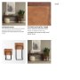 70157 - Jadine Set of 2 Medium Brown Wood w/ Black Metal Rectangle Frames
