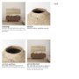 70215 - Ritu Large Beige Paper Mache Pot Vase