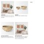 70218 - Sonam Set of 2 Beige Paper Mache Spiked Bowls