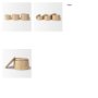 70231 - Kailini Set of 3 Nesting Seagrass & Palm Leaf Boxes with Lids 