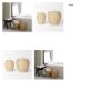 70232 - Kalopa Set of 2 Seagrass Floor Baskets w/ Flat Handled Lid