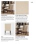 70242 - Kensington High-Back Dining Side Chair | Cream Fabric w/ Wood