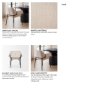 70248 - Brently Curved Back Dining Arm Chair | Oatmeal Fabric w/ Metal