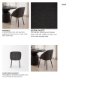 70255 - Shannon Contoured Back Dining Side Chair | Gray Fabric w/ Metal