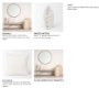 70311 - Jayden 22x22 Cream w/ Merlot Print Linen Square Pillow Cover