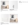 70320 - Janelle 14x26 Cream w/ Indigo Print Linen Lumbar Pillow Cover