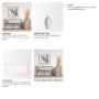 70322 - Jenna 14x26 Cream/Black Print Linen Lumbar Decorative Pillow Cover