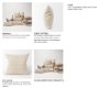 70325 - Jace 22x22 Cream/Beige Stripe Linen-Cotton Square Pillow Cover