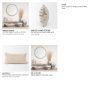 70340 - Kodi 14x26 Cream w/ Stripes Lumbar Pillow Cover