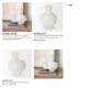 70346 - Heket Short White Glass Vase