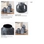 70348 - Masai Small Black Mottled Glass Vase