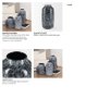 70349 - Masai Medium Black Mottled Glass Vase