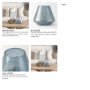 70351 - Robyn Short Blue Glass Vase