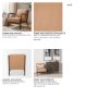 70416 - Cashel Accent Chair W/ Dark Brown Wood and Tan Genuine Leather