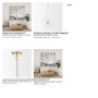 70441 - Barbara Brushed Gold Metal w/ Frosted Glass Globes  18-Light Chandelier