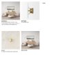 70451 - Dolly Brushed Gold Metal w/ Alabaster Shade 4-Light Wall Sconce