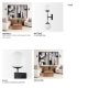 70455 - Edie Matte Black Metal w/ Frosted Glass Globes 2-Light Wall Sconce