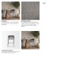 70463 - Carolyn Counter Stool w/ Gray Fabric & Matte Black Metal 