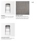 70464 - Carolyn Bar Stool w/ Gray Fabric & Matte Black Metal 