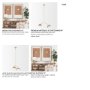 70466 - Cybill Brushed Brass w/ White Metal Shades 2-Light Chandelier