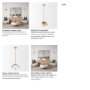 70467 - Cybill Brushed Brass w/ White Metal Shade 1-Light Wall Pendant