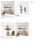 70472 - Britton Gold Metal w/ Clear Glass Globe 1-Light Wall Sconce