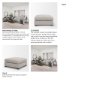 70477 - Halston Large Ottoman Light Gray Performance Fabric