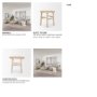70489 - Rosie Large Blonde Wood End Table