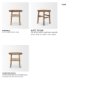 70495 - Rosie Large Brown Wood End Table
