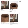 70508 - Porta Small Medium Brown Reclaimed Wooden Pot