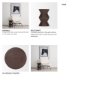 70509 - Odessa Dark Brown Wood Accent Table