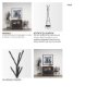 70522 - Everett Matte Black Metal w/ Two Metal Shelves Coat Rack