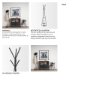 70523 - Everett Matte Black Metal w/ Two Wood Shelves Coat Rack