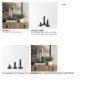 70524 - Noir Matte Black Metal Candle Holders (Set of 3)