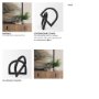 70527 - Locke Large Matte Black Metal Decorative Object