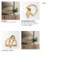 70528 - Locke Small Matte Gold Metal Decorative Object