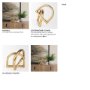 70529 - Locke Large Gold Metal Decorative Object