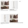 70535 - Ziva Large Distressed White Metal Sculptural Object