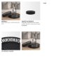 70540 - Thea Matte Black Wicker Trays (Set of 2)