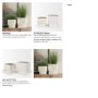 70547 - Medina Off White w/ Gold Antiquing Metal Planters (Set of 2)