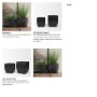 70548 - Medina Antiqued Black Metal Planters  (Set of 2)