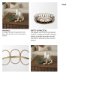 70549 - Lenore Round Metal/Mirror Tray Gold (Set of 2)