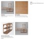 70581 - Bela 54" Arched Console Table Medium Brown Wood
