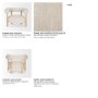 70585 - Gianna Open Back Light Brown Wood w/ Oatmeal Fabric Accent Chair