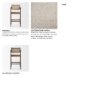 70586 - Indie Medium Brown Wood w/ Cane Bar Stool