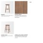 70591 - Ernest Medium Brown Wood Bar Stool