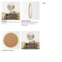70605 - Roan Light Brown Wood Beaded Wall Mirror