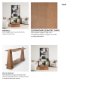 70630 - Eula Medium Brown Wood Console Table