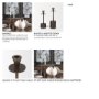 70649 - Petria Antiqued Gold Textured Metal Taper Candle Holders