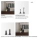 70672 - Polli Matte Black w/ Brushed Gold Metal Taper Candleholders (Set of 2)